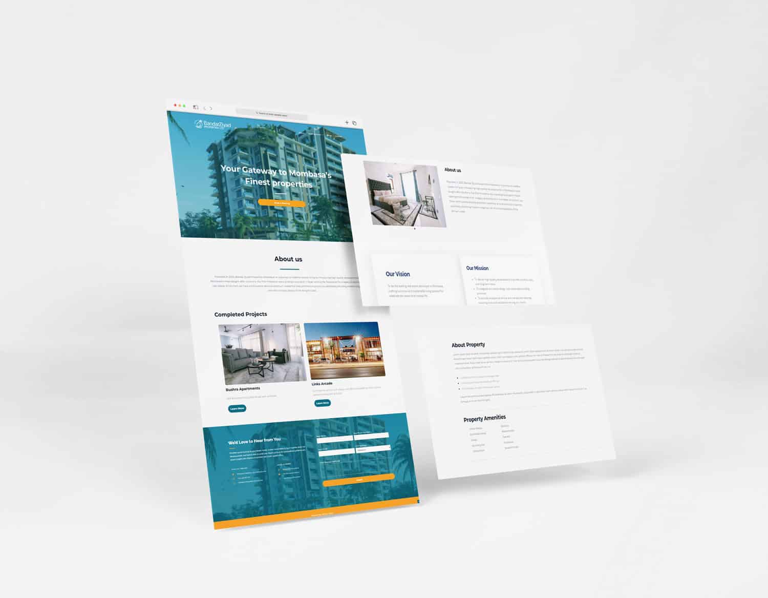 Bandar Ziyad Properties Homepage